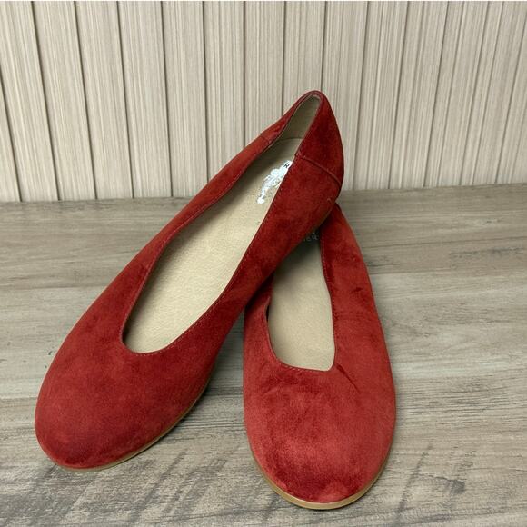 Eileen Fisher Una Hidden Wedge Ballet Flat in Red Cedar Size 9 - Picture 5 of 11